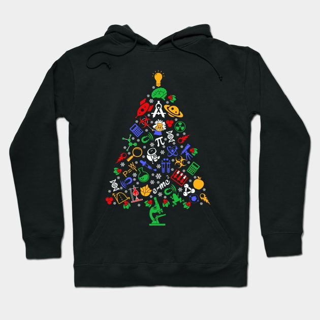 Ugly Science Christmas Tree Hoodie by KsuAnn